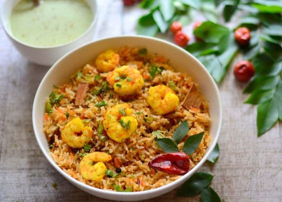 Prawns Biryani